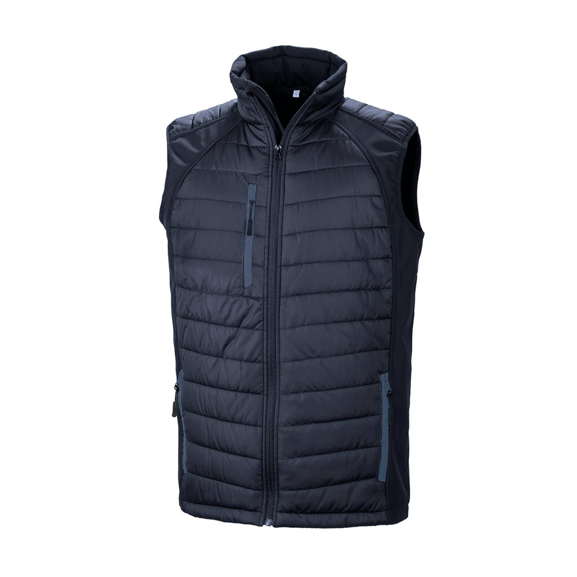 Recycelte Gepolsterte Daunenjacke Black Compass Damen  S von Result