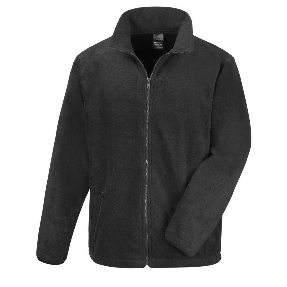 Core Fleecejacke Herren Schwarz XS von Result