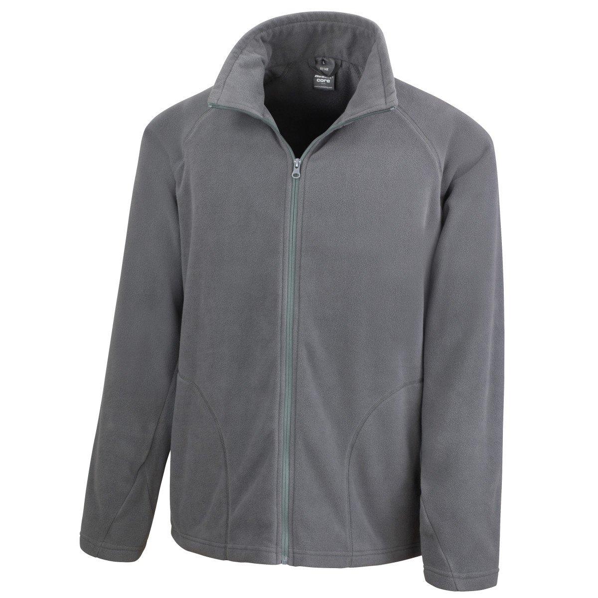 Core Fleecejacke, Antipilling Herren Charcoal Black S von Result