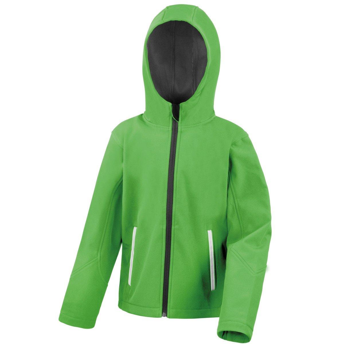 Core Junior Softshelljacke Mit Kapuze Unisex Grün 7-8A von Result