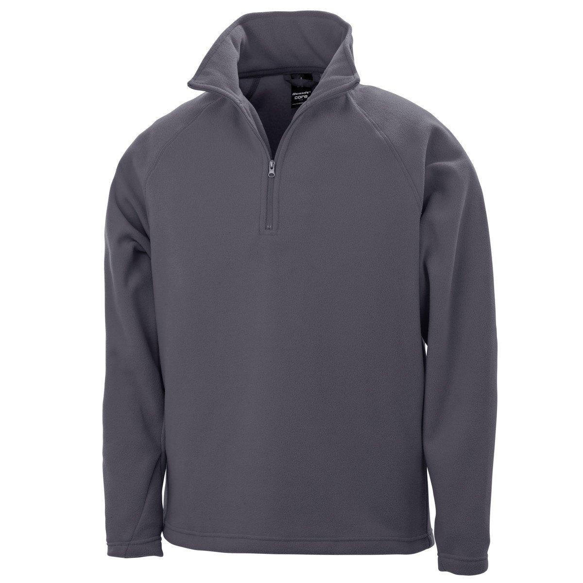 Core Micron Fleecepullover Herren Charcoal Black L von Result