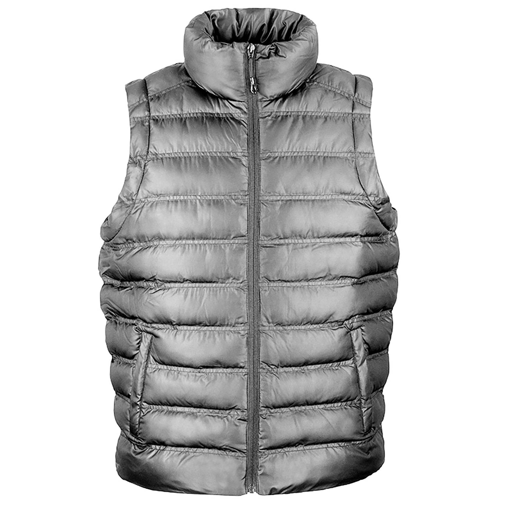 Ice Bird Steppweste Bodywarmer Herren Grau S von Result