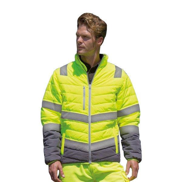 Safeguard Soft Safety Jacke Herren Gelb Bunt 3XL von Result