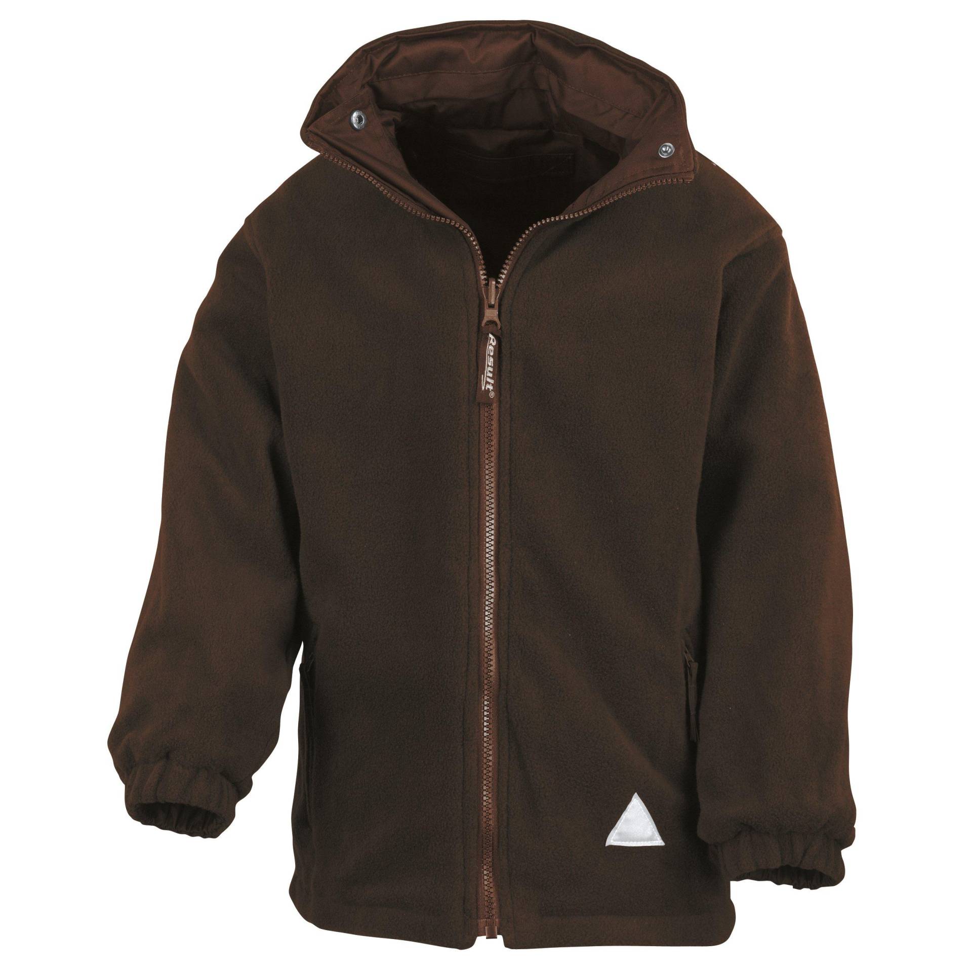 Storm Stuff Jacke , Beidseitig Tragbar Unisex Braun 9-10A von Result