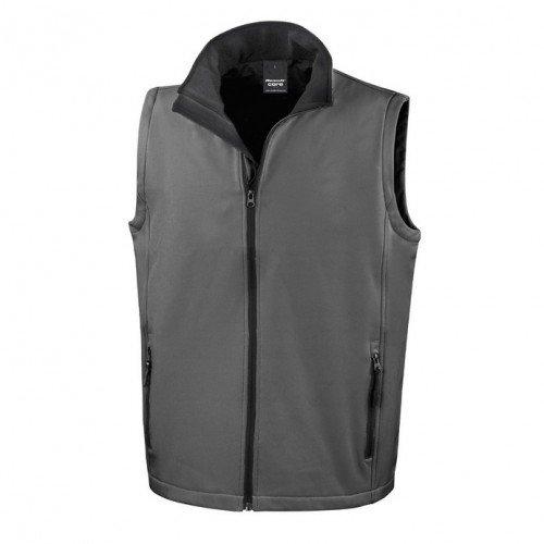 Core Softshell Bodywarmer Gilet Herren Charcoal Black M von Result