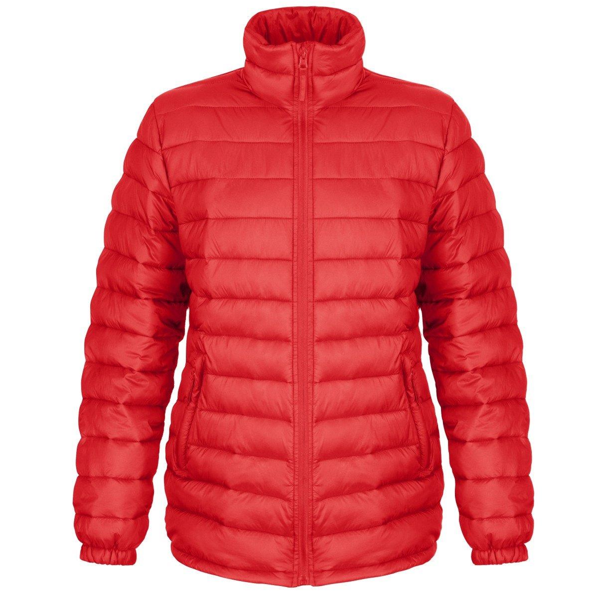 Steppjacke, Wasserabweisend, Winddicht Damen Rot Bunt XL von Result