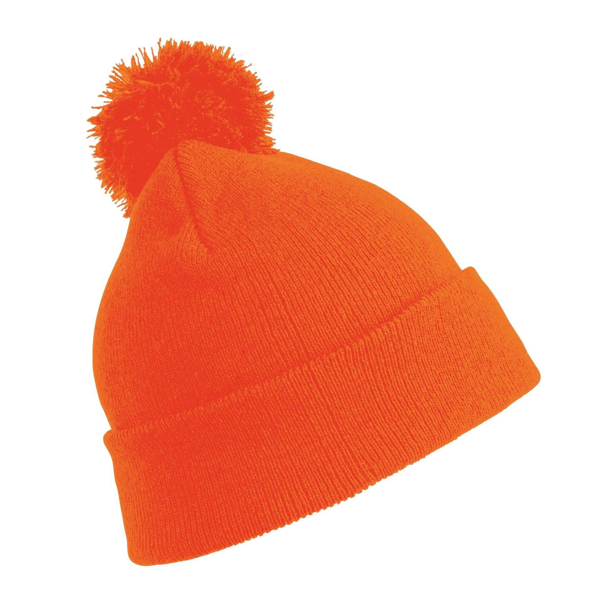 Winter Essentials Mütze Mädchen Orange ONE SIZE von Result