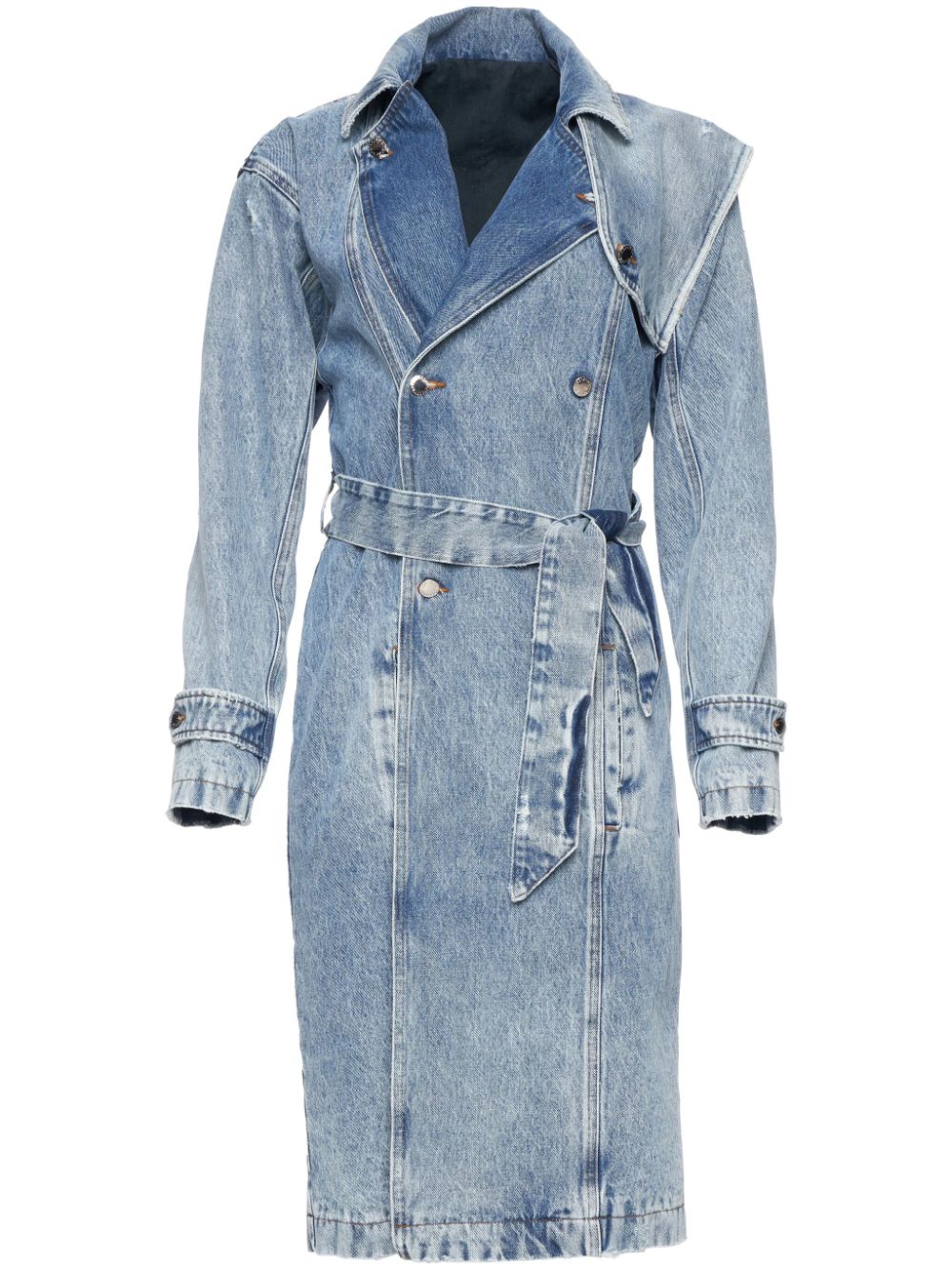 Retrofete Dakota belted denim jacket - Blue von Retrofete