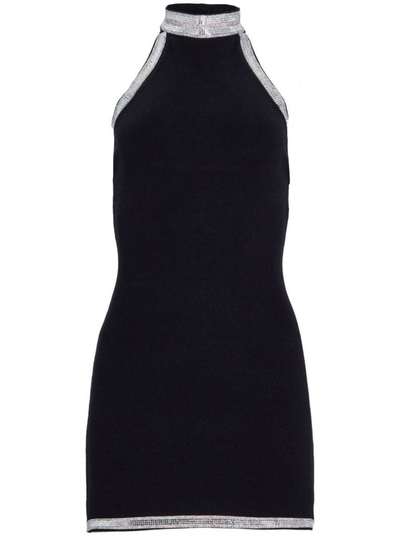 Retrofete Jade embellished knit minidress - Black von Retrofete