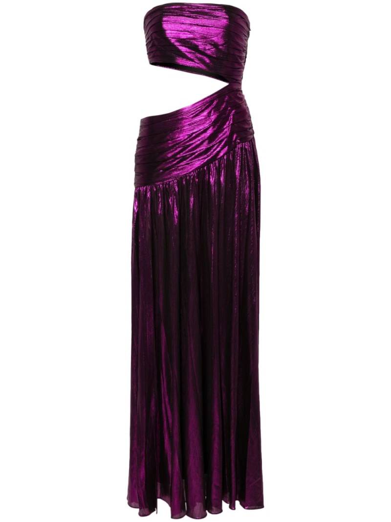 Retrofete Kenna cut-out detailed maxi dress - Purple von Retrofete