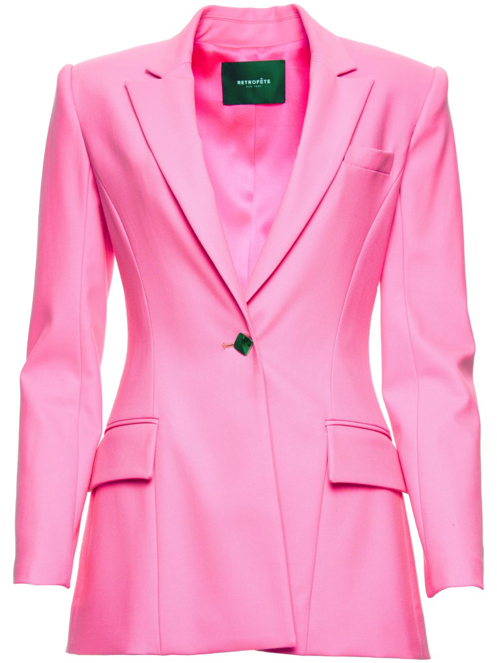 Retrofete Kristen single-breasted blazer - Pink von Retrofete