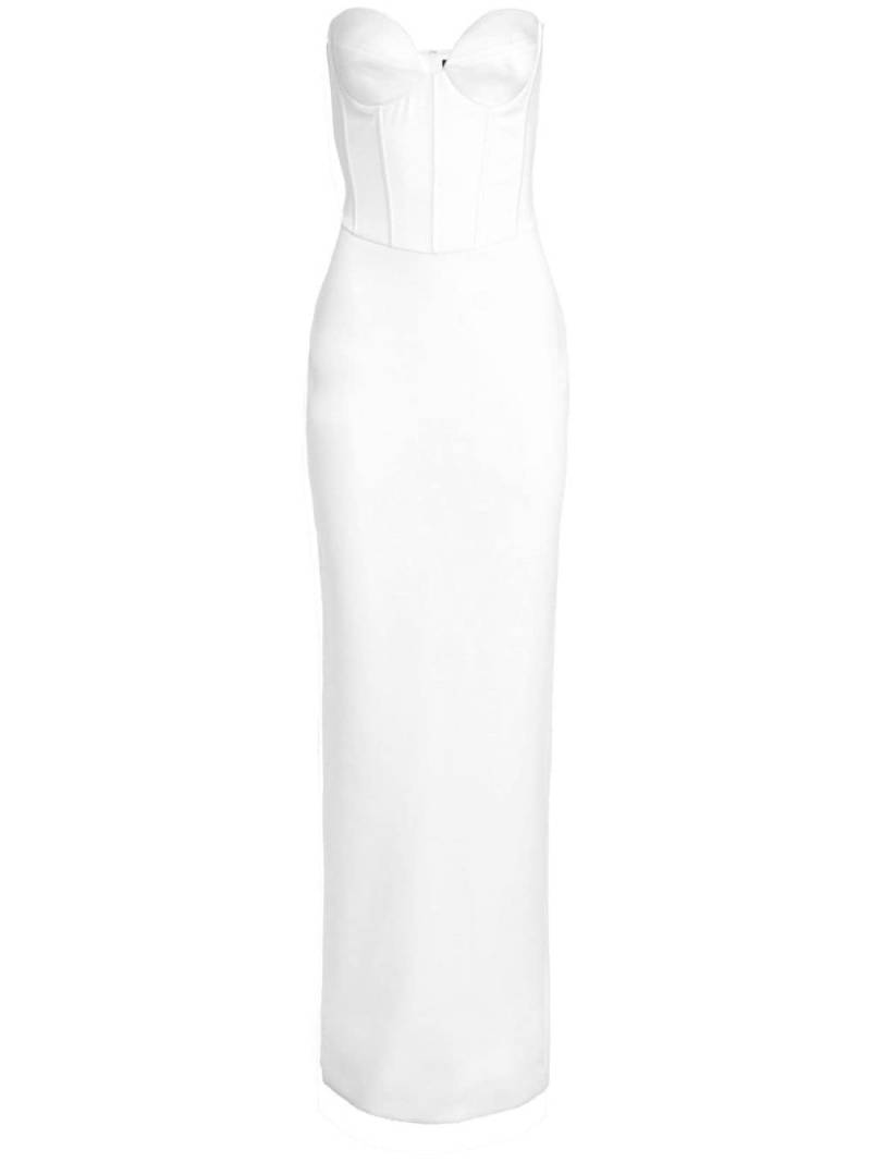 Retrofete Luna balconette gown - White von Retrofete