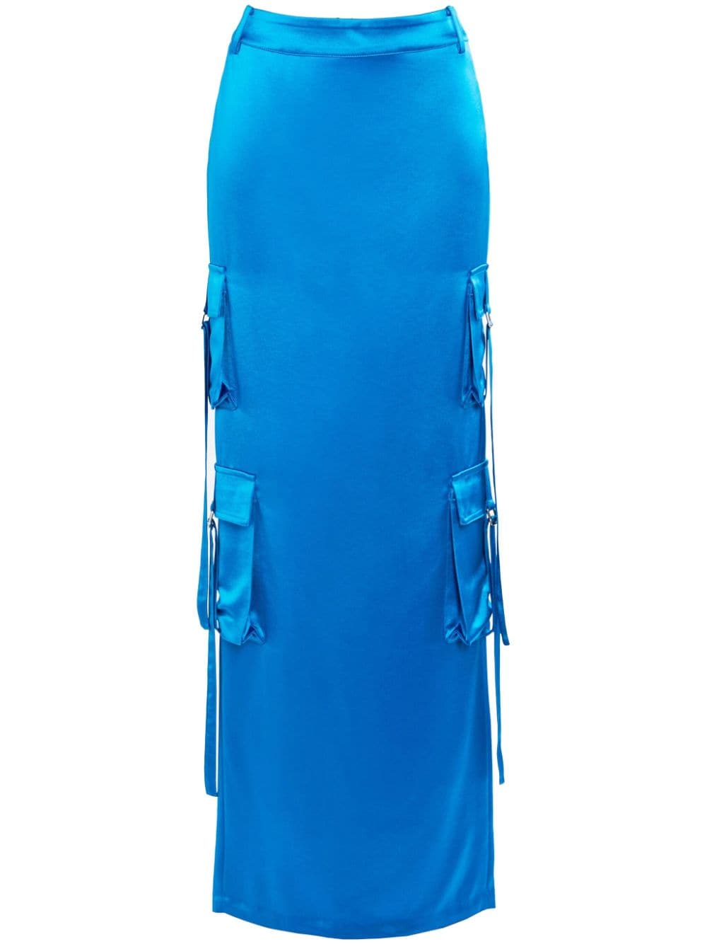 Retrofete Maelie satin cargo skirt - Blue von Retrofete