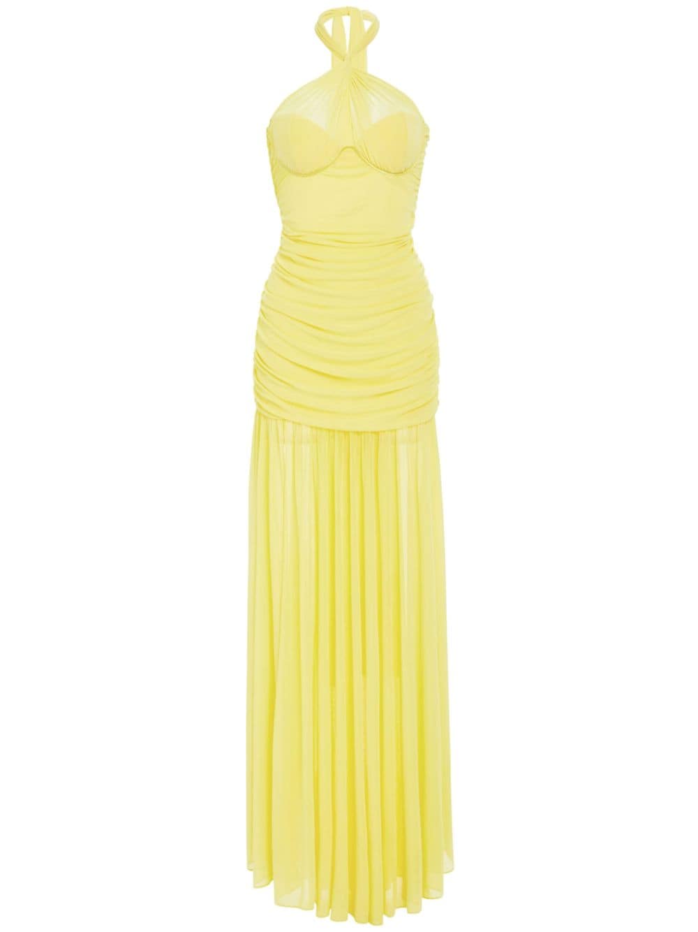 Retrofete Maisie halterneck dress - Yellow von Retrofete