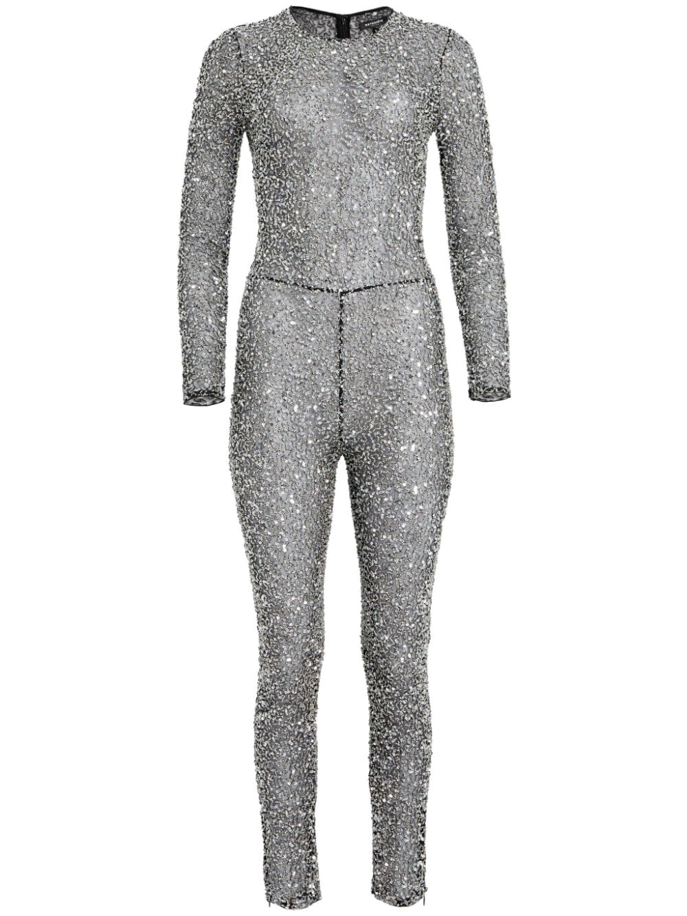 Retrofete Marcel sequinned jumpsuit - Silver von Retrofete