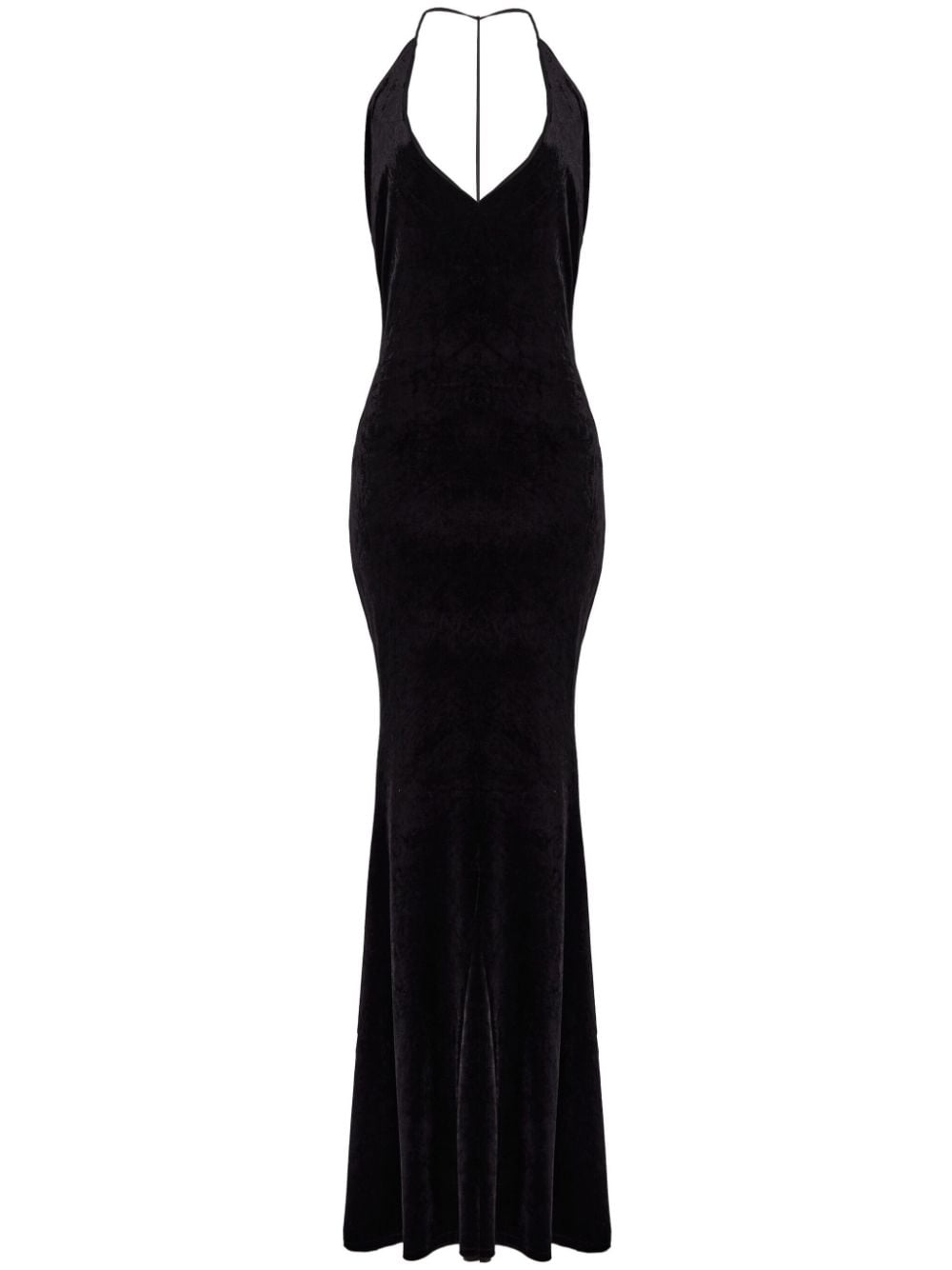 Retrofete Odette open-back gown - Black von Retrofete