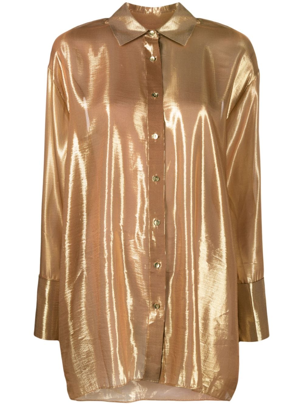 Retrofete Romy metallic shirt - Gold von Retrofete