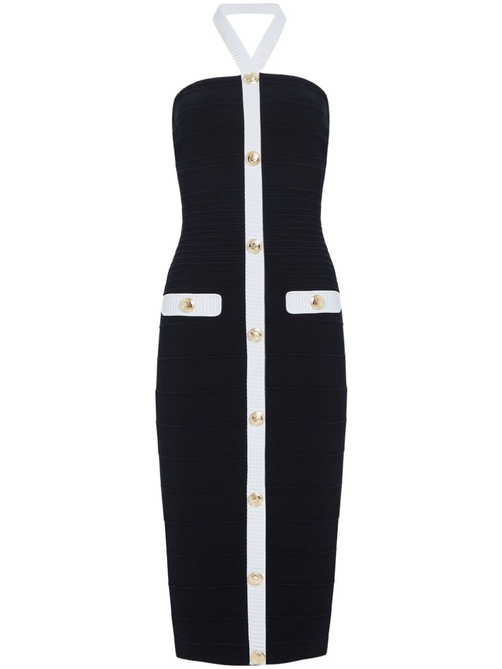 Retrofete Sloane Bandage knit dress - Black von Retrofete