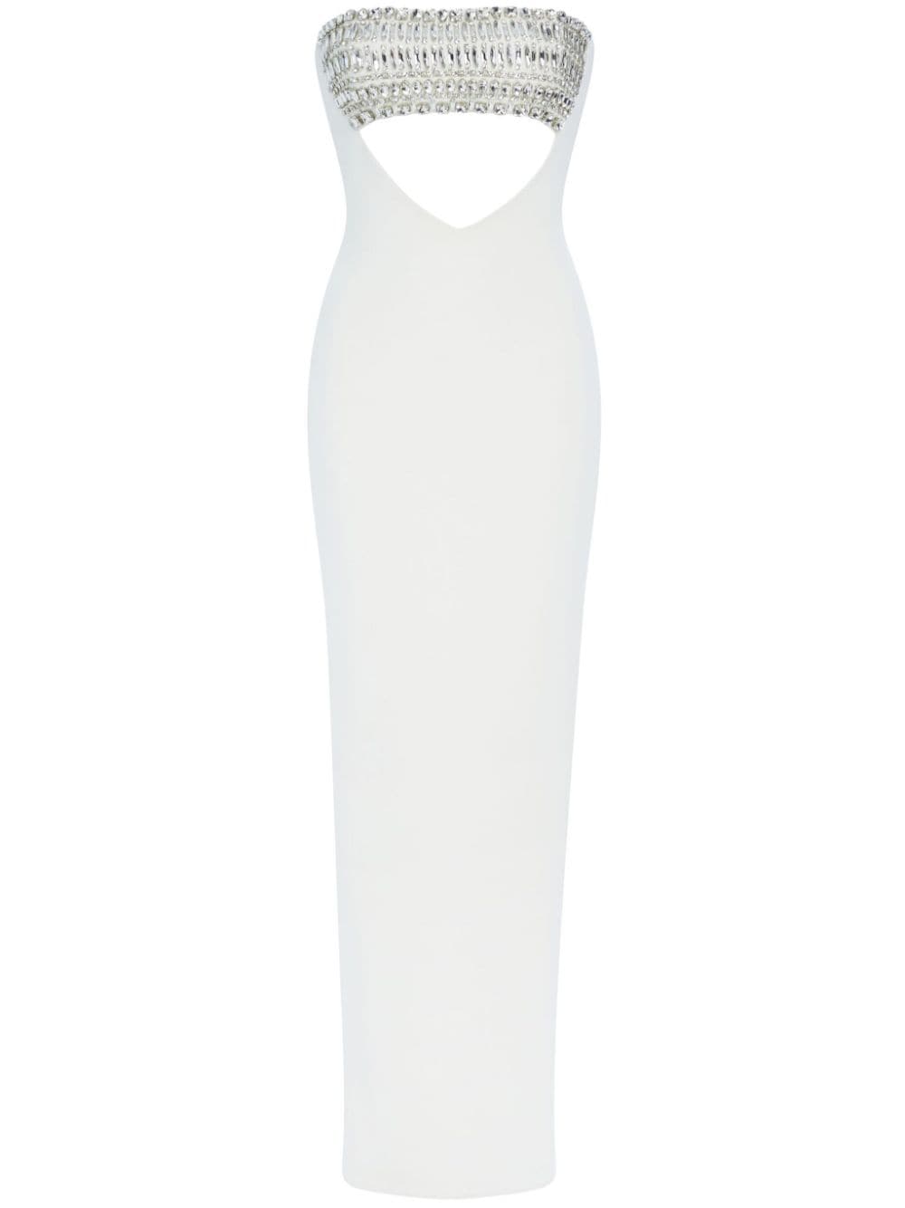 Retrofete Swan embellished dress - White von Retrofete