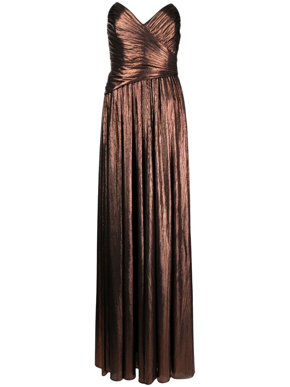 Retrofete Waldorf floor-length dress - Brown von Retrofete