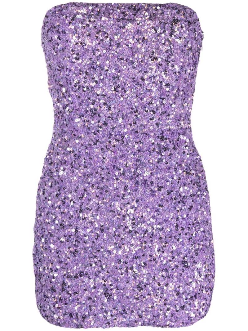 Retrofete Heather sequin-embellished minidress - Purple von Retrofete