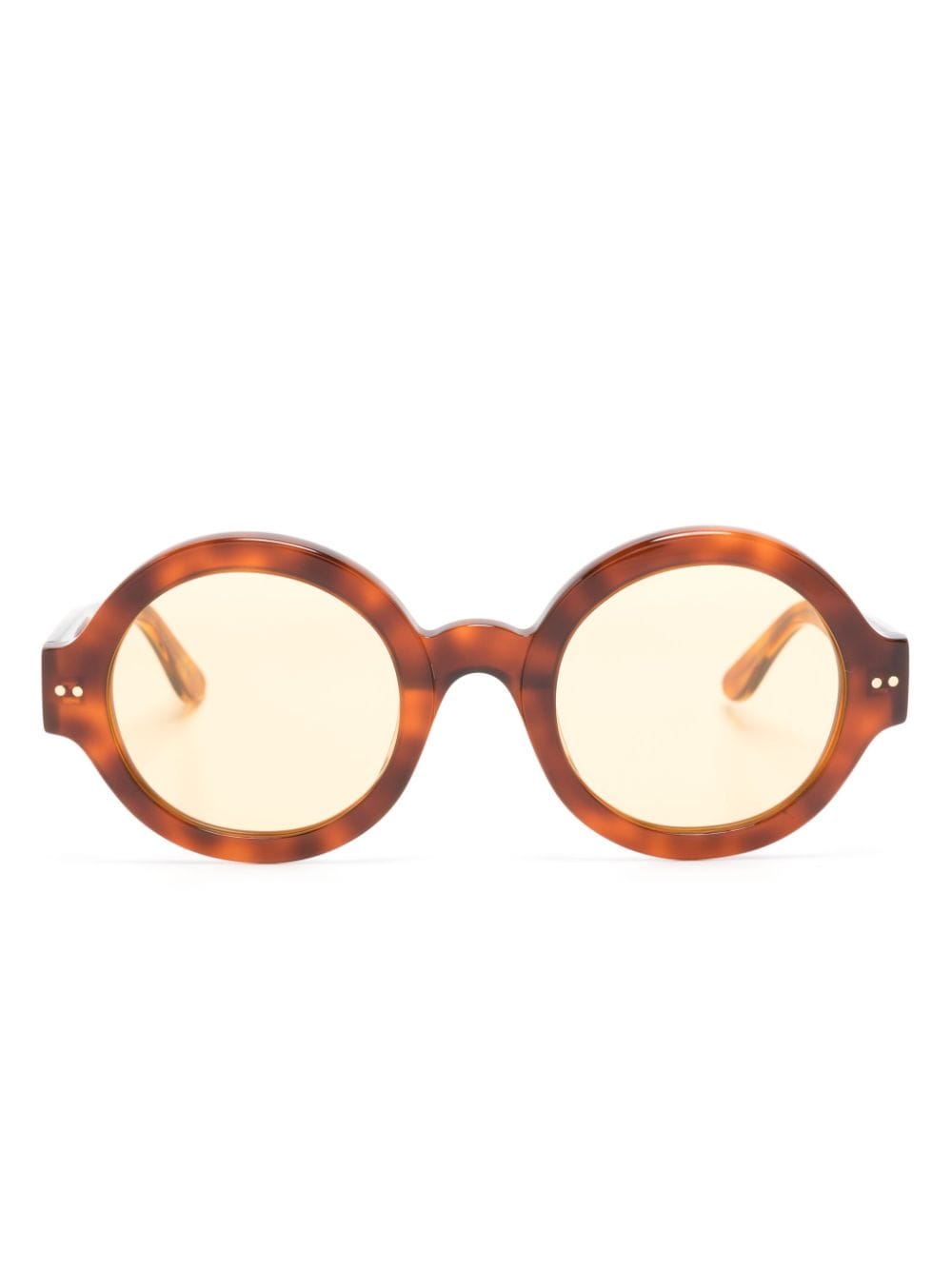 Retrosuperfuture Nakagin Tower Blonde round-frame sunglasses - Brown von Retrosuperfuture