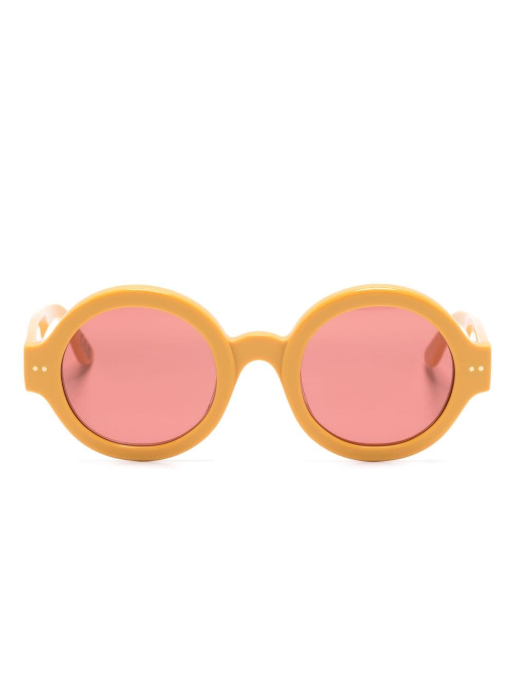 Retrosuperfuture Nakagin Tower round-frame sunglasses - Yellow von Retrosuperfuture