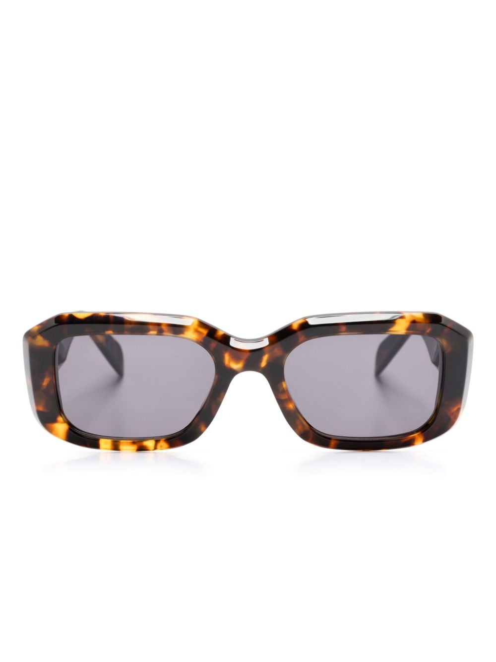 Retrosuperfuture Sagrado Burnt Havana rectangle-frame sunglasses - Brown von Retrosuperfuture