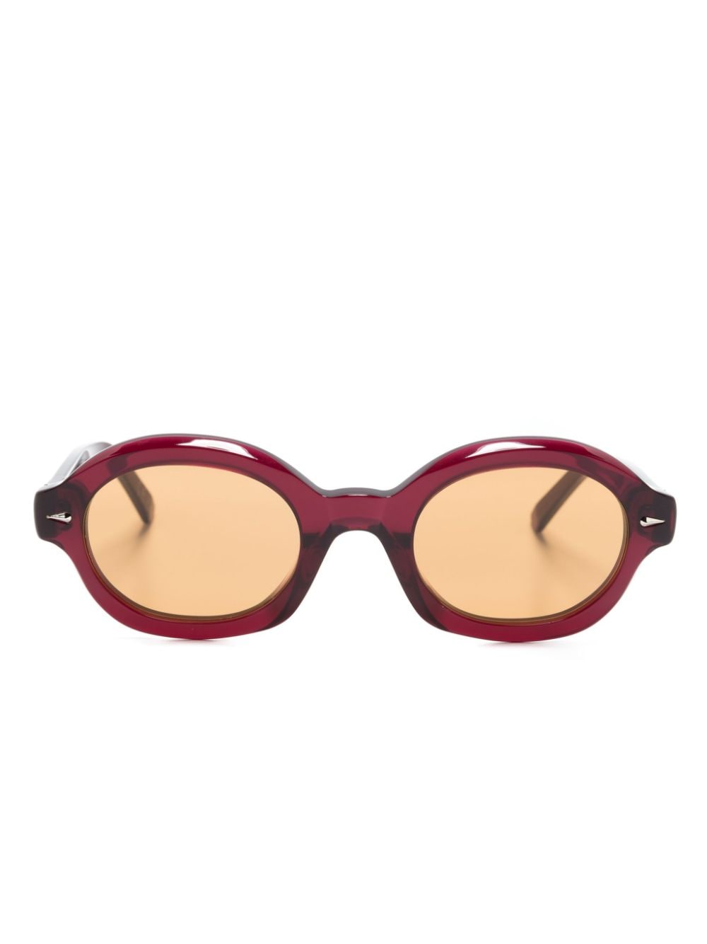 Retrosuperfuture oval-frame tinted sunglasses - Red von Retrosuperfuture