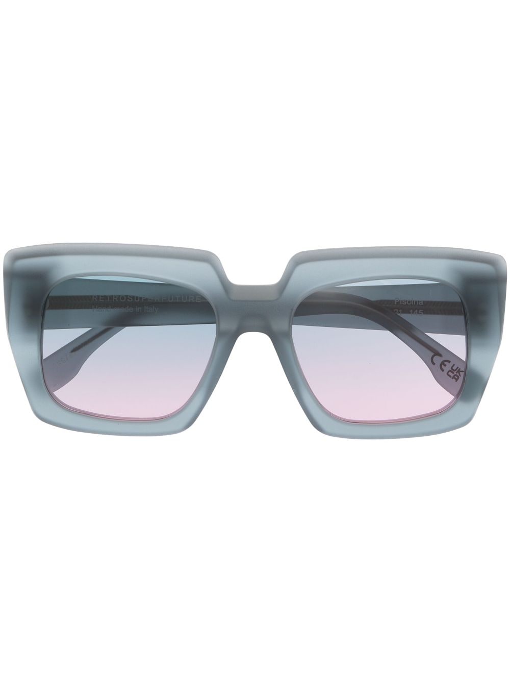 Retrosuperfuture oversize square frame sunglasses - Grey von Retrosuperfuture