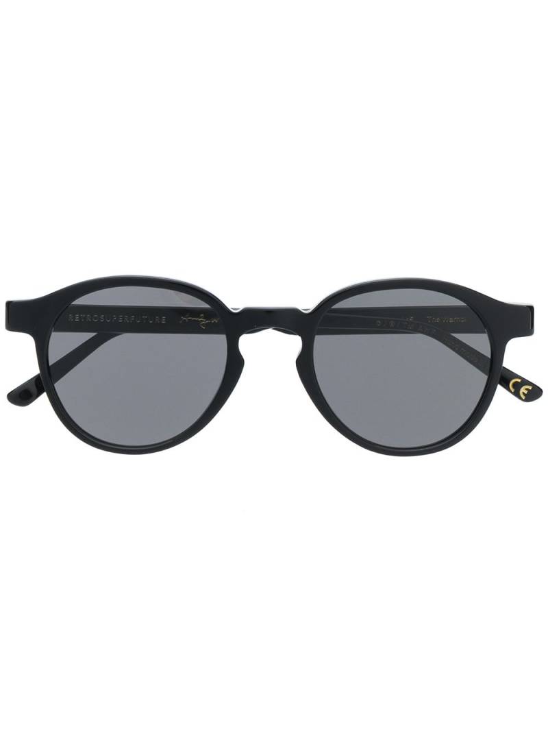 Retrosuperfuture round frame sunglasses - Black von Retrosuperfuture