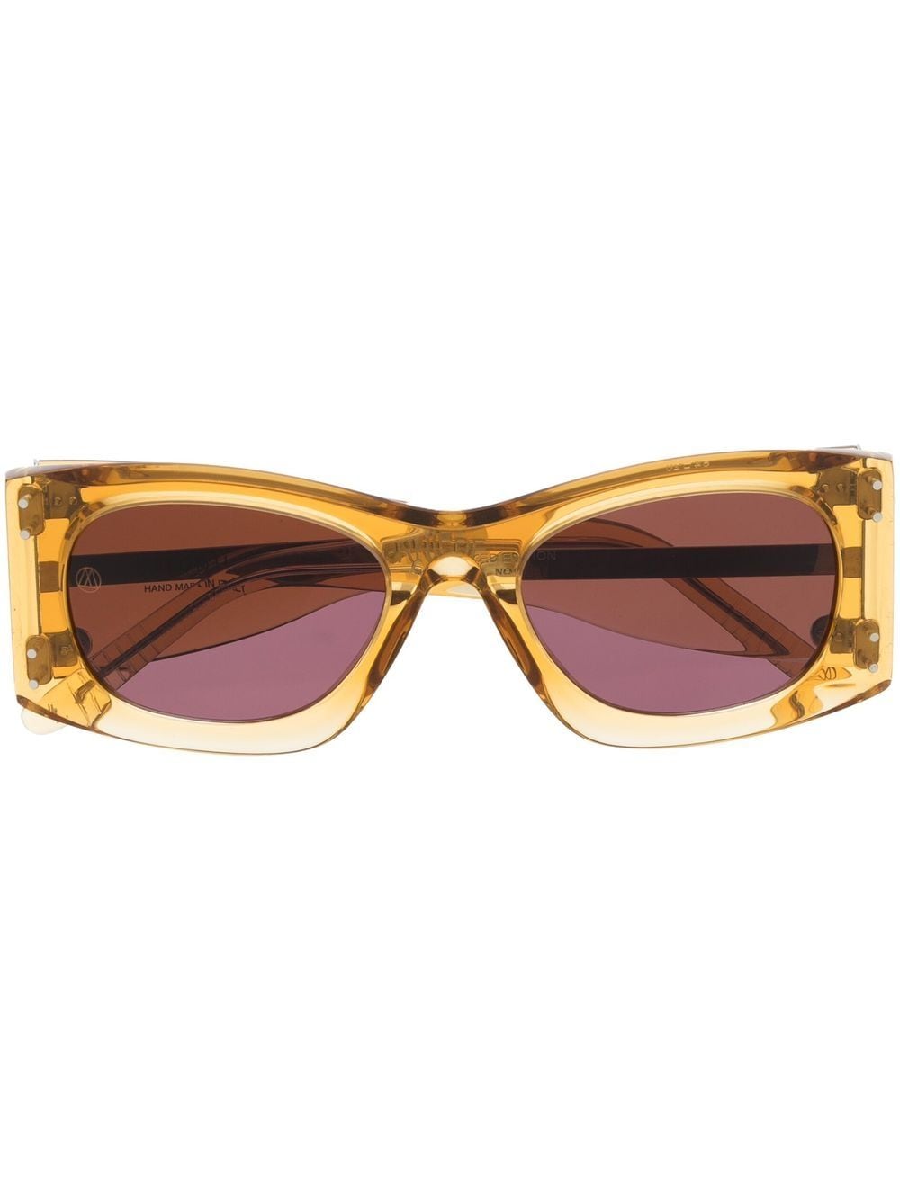 Retrosuperfuture x Ottomila 4 Cerniere square-frame sunglasses - Brown von Retrosuperfuture