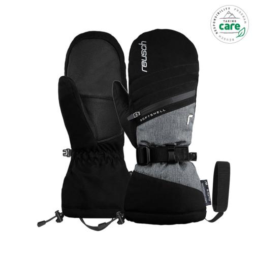 Reusch Demi R-TEX XT Mitten (6031527) Skihandschuh - blk/grey melange (Grösse: 8.5) von Reusch