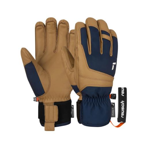 Reusch Experience R-TEX XT - blue/camel (Grösse: 10) von Reusch
