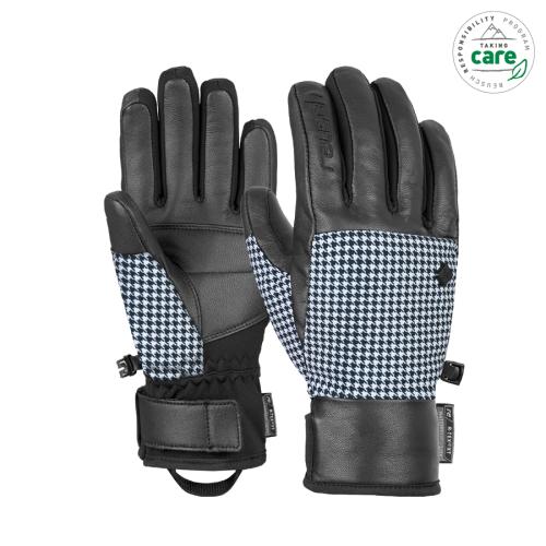 Reusch Giorgia r-tex XT Skihandschuh - blk/pied de poule (Grösse: 6.5) von Reusch