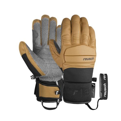 Reusch Henrik Kristoffersen - camel/black (Grösse: 10) von Reusch