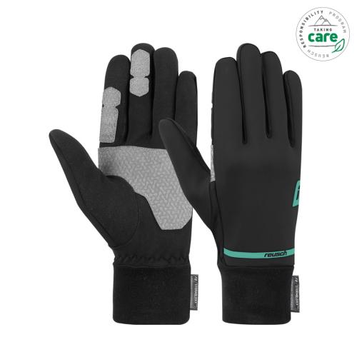 Reusch Hike & Ride STORMBLOXX TOUCH-TEC Skihandschuh - black/cabbage (Grösse: 7) von Reusch