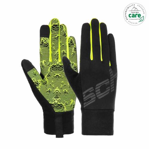 Reusch Ian TOUCH-TEC Skihandschuh - blk/safety yellow (Grösse: 7) von Reusch