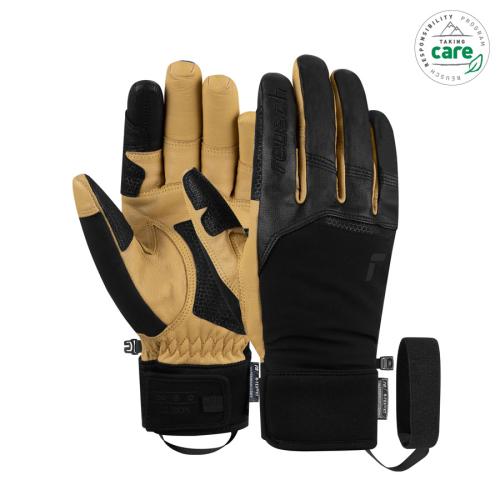 Reusch LLEON R-TEX® XT - black/camel (Grösse: 7.5) von Reusch