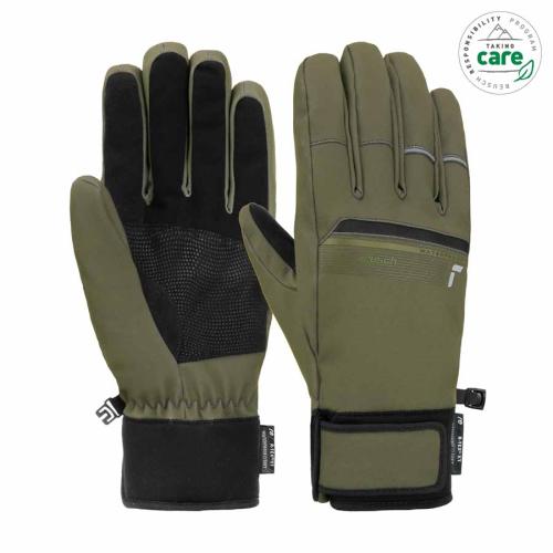 Reusch Laurel R-TEX XT TEC Skihandschuh - burnt olive/black (Grösse: 8) von Reusch