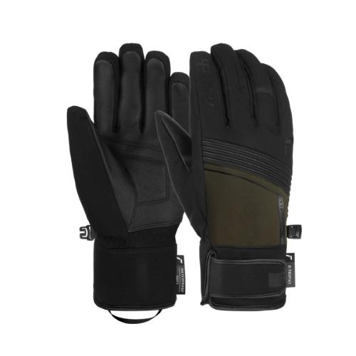 Reusch Louis R-TEX® XT - black/brunt olive (Grösse: 7) von Reusch
