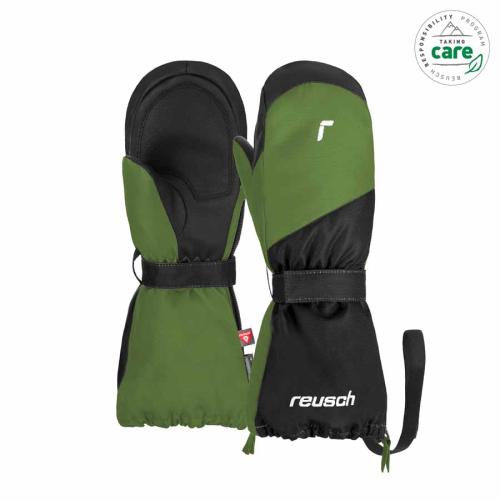 Reusch Lucky R-TEX XT Mitten Kinder Skihandschuh - blk/willow bough (Grösse: III) von Reusch