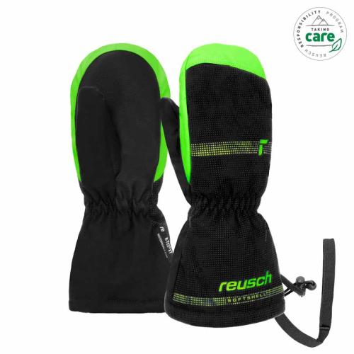 Reusch Maxi R-TEX® XT Mitten - blk/green gecko (Grösse: V) von Reusch