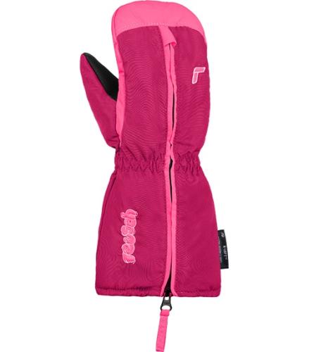 Reusch Tom Mitten Kinder Skihandschuh - fuchs purp/k.pink (Grösse: 0) von Reusch