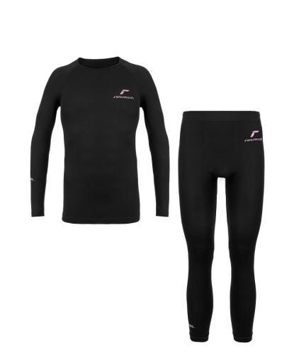 Reusch Underwear Set Lady - blk/begonia pink (Grösse: M) von Reusch