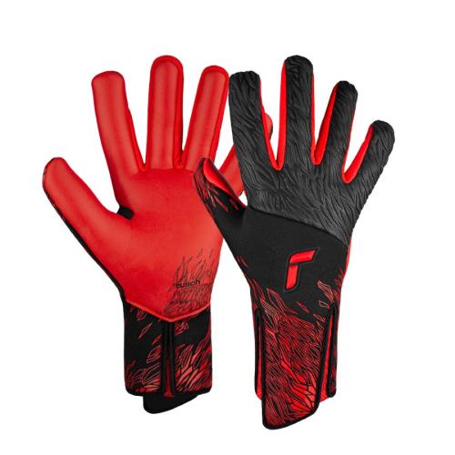 Reusch Venomous Gold X - black/fiery red (Grösse: 10) von Reusch