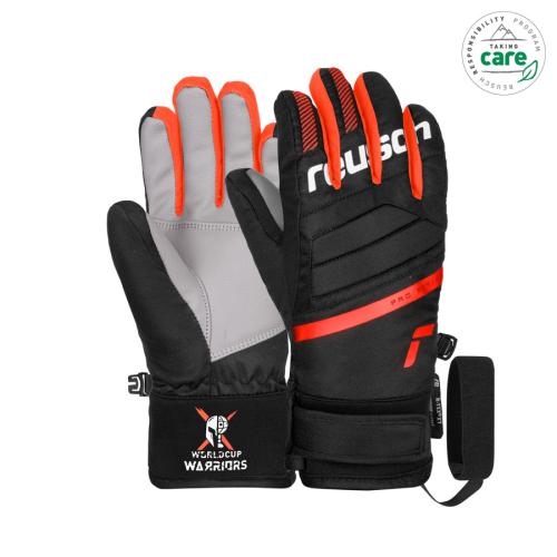 Reusch Warrior R-TEX XT Junior Kinder Skihandschuh - blk/wht/fluo red (Grösse: 6) von Reusch