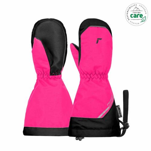 Reusch Wes R-TEX XT Mitten Kinder Skihandschuh - pink glo/blk (Grösse: III) von Reusch