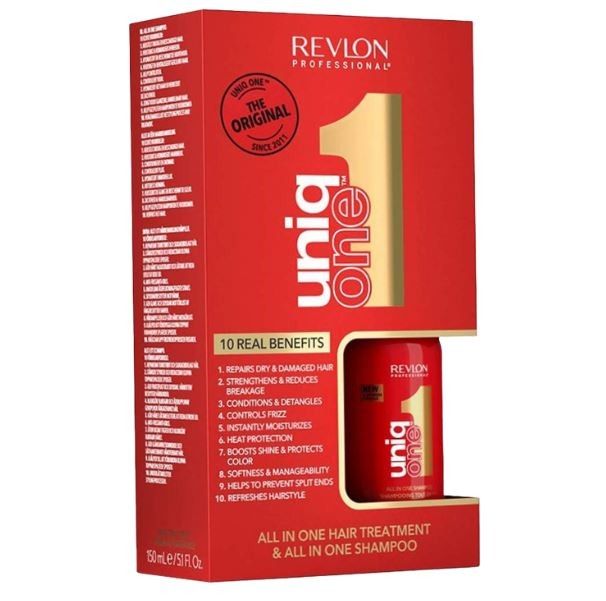 uniq one - All in One Hair Treatment & Shampoo Duopack von Revlon Professional