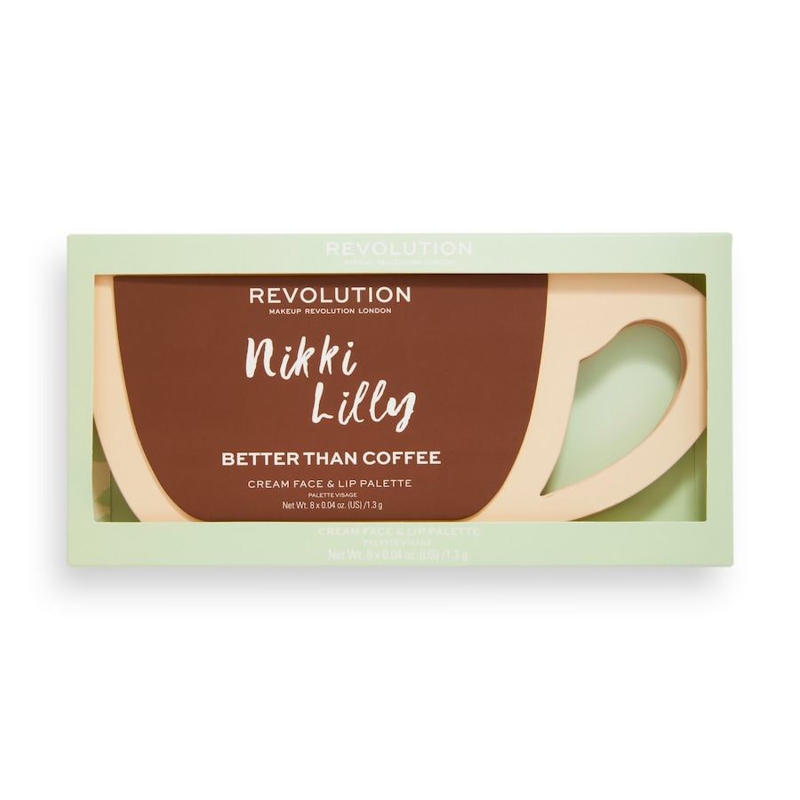 REVOLUTION Revolution X Nikki Lilly REVOLUTION Revolution X Nikki Lilly Coffee Cup Cream Face & Lip Palette makeup_set 10.4 g REVOLUTION Revolution X Nikki Lilly REVOLUTION Revolution X Nikki Lilly Coffee Cup Cream Face & Lip Palette makeup_set 10.4 g von Revolution